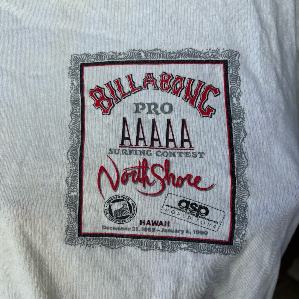 Vintage 80s Billabong Pro North Shore Hawaii t Shirt Large AAAAA Surfing USA - Picture 4 of 10